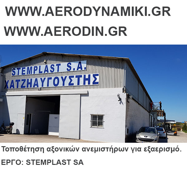 Τοποθέτηση ανεμιστήρων εξαερισμού